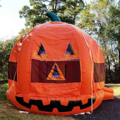 China Amusement Park/Square Party/Family/Mall/Halloween Inflatable Tent Outdoor Inflatable Event Tent Social Center For Sale Pumpkin Shape House Tent For Kids for sale