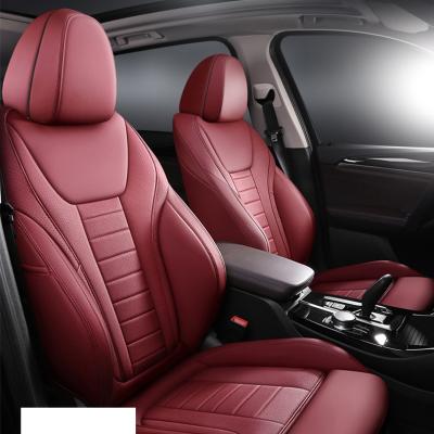 China Sports Customize and Universal Car Seat Covers Lace Up Girly Car Seat Cover Leather Auto Cushion for sale