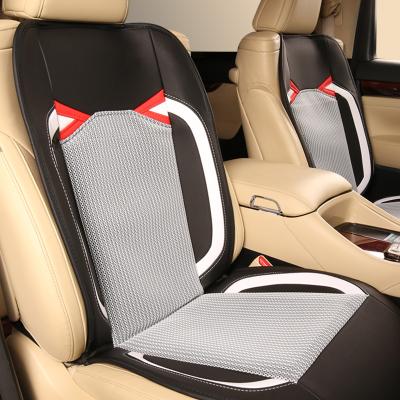 China beach & Universal Holiday T-W2103-KW01 Black PVC Leather With Gray Mesh Cloth Car Cooling Pad Suitable For All Cars for sale