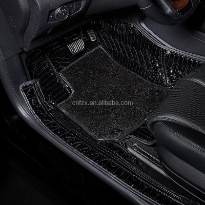 China Wholesale Universal Fan Club 5 Pcs /set Car Mats PVC Leather Floor Mats for sale