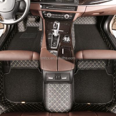 China Durable Using/Mat For Universal Car Wholesale Waterproof Good Quality Leather Car Floor Mats Anti Slip Waterproof/Non-Slip/Easy To Clean for sale