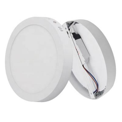 China Round Modern LED Panel Light 6W 12W 18W 24W Surface Modern 85-265V Panel Lamp For Home Decoration Lighting for sale