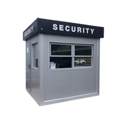 China Sandwich Panel Guard Prefab House Sentry Box Modern Prefab Toll Booth Security Cabin for sale