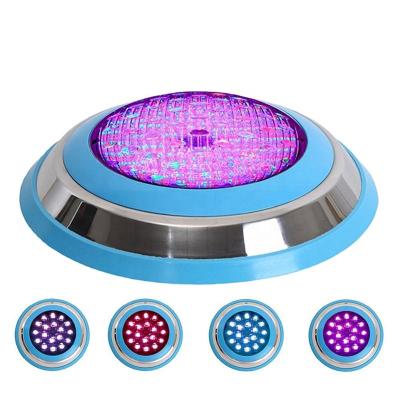 China Ip68 12W 18W 25W villa pool.commercial swimming pool led light DC12V waterproof underwater pond lights RGB led swimming pool light for sale