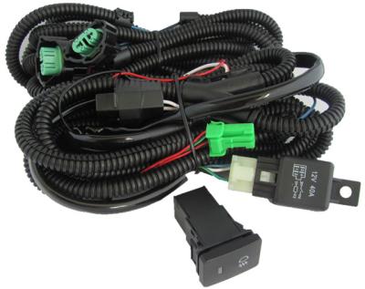 China Fog Light Wire Harness and 12v Switch for Yaris Hilux Prado Relay YARIS Switch for sale