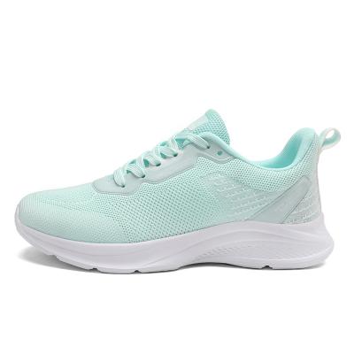 China CUSHIONING RTS Fashion Spring Summer Fly Weave Rib Flat Mouth Women Casual Sports Walking Style Shoes Sneakers for sale