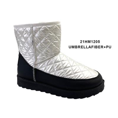 China Wholesale New Designer Round Silver Ladies Waterproof Snow Winter Boots For Women for sale