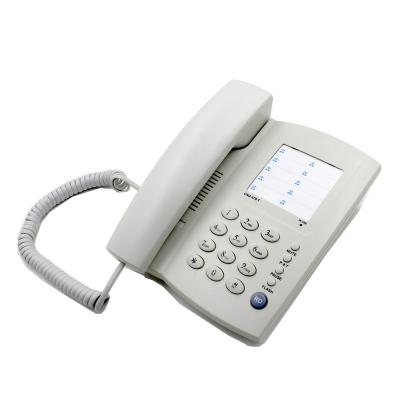 China ABS+PC Simple Low Price Phone Land Line Tethered Basic Telephone For Home And Office for sale