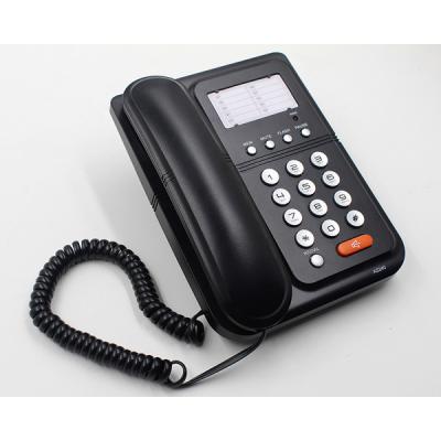 China ABS Strapped Desk Phone Telephone With Memories Phone And Music On Hold Function for sale