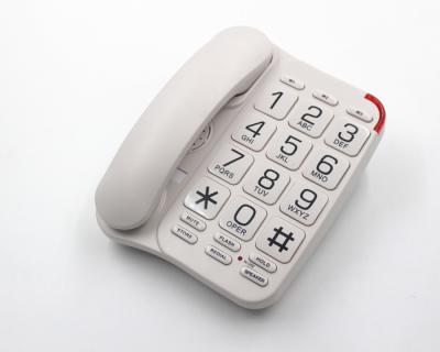 China Analog Handfree Big Button Phone Speakerphone Tied Landline Telephone For Senior Use for sale