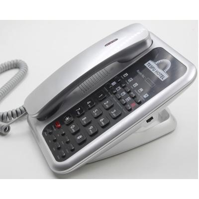 China ABS Wall Mount Land Line Phone Hotel Room Telephone With Any Logo Faceplate Printing for sale