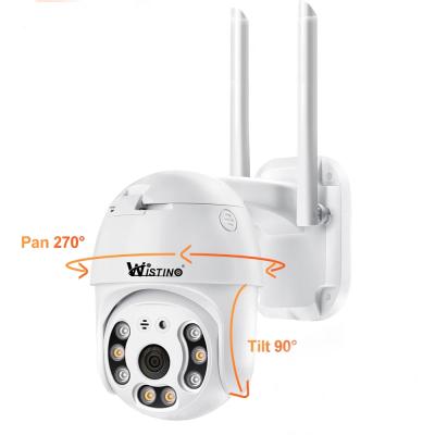 China Human Motion Tracking Wistino Outdoor 5MP Smart Ip Wifi Automobile Tracking Wireless Camera PTZ Speed ​​Dome for sale