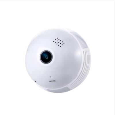 China Home Integrated Siren V380 960p CCTV Two Way Audio Mobile Connect Panoramic VR Bulb Camera for sale