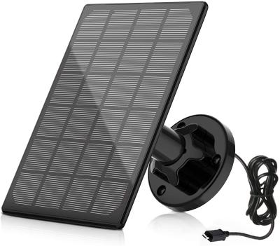 China 5V 3W Waterproof and Vandalproof Solar Panel for Battery Power Outdoor Security Cameras or Solar LED Lights External Charging for sale