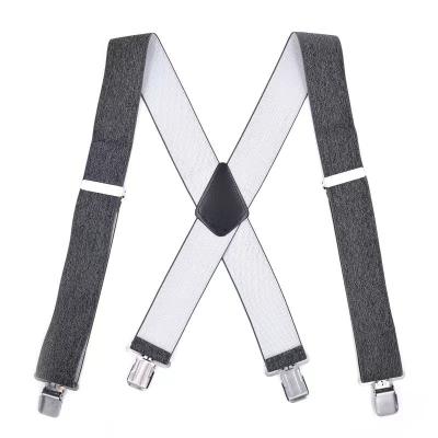 China men's strap clip widened 5.0cm suspenders adult men's machining strap clip men 35*20*2 for sale