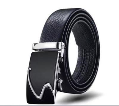 China Customizable Genuine Leather Belt Men's Top Layer Cowhide Cowhide Cutout Leather Men's Needle Needle Business Belt Buckle Pin Buckle Pin Buckle Belt for sale