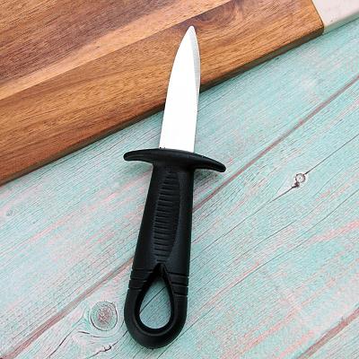 China Sustainable Low Price Stock Stainless Steel Oyster Knife Opener Seafood Tools for sale