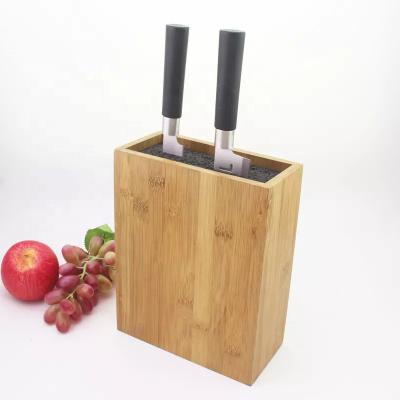 China Viable Hot Sale Bamboo Kitchen Knife Knife Block Holder for sale