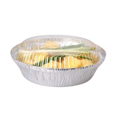 China Recycle Good Quality Small Aluminum Foil Container Disposable Food Packaging Aluminum Foil Container for sale