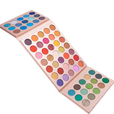 China Custom Logo 75 Colors Eyeshadow Other Custom Makeup Palette Loose Cardboard Packaging Premium Logo for sale