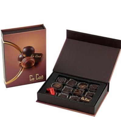 China Handmade Custom Candy Packaging Box For Chocolate Praline Gift Box for sale