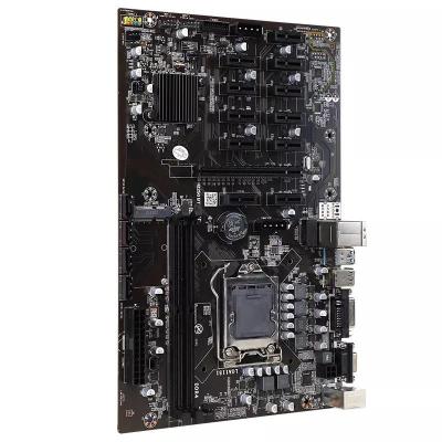 China The B250 BTC-12P server/workstation motherboard is equipped G4400/G3900 CPU with 2*DDR4 slot, and the maximum storage capacity is 32G for sale