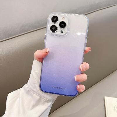 China Shenzhen Blue Shockproof Premium Cream Custom Printed Cell Phone Case For iphone 14 for sale