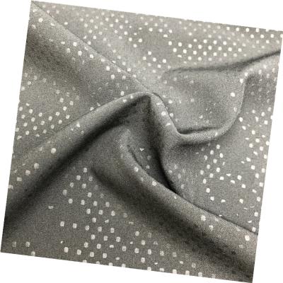 China 100D woven stretch 92%P 8%SP 4 way spandex embossed fabric for jacket coat and pants for sale