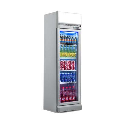 China Commercial Single-Temperature Upright Single Cold Drink Beer Display Cooler Door Refrigerator Showcase for sale