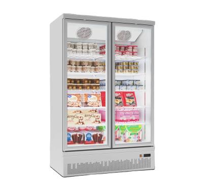 China Single-Temperature Display Upright Vertical Meat Display Cabinet Refrigerated Display Freezer for sale