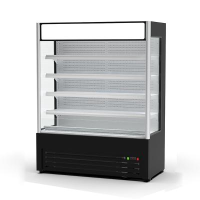 China Single-temperature refrigerator open multideck refrigerated display showcase for sale