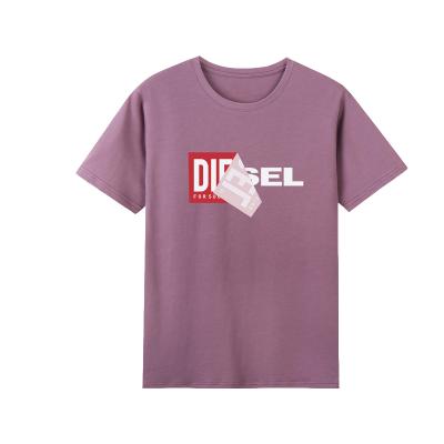 China high quality Anti-wrinkle round collar combed cotton custom logo women T-shirt for sale