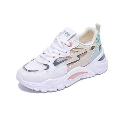 China CUSHIONING Cheap Comfortable Sports Shoes Women High Quality Chunky Sneakers for sale