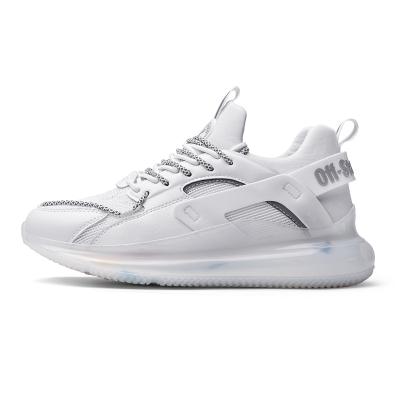 China CUSHIONING Unique Design Mens Breathable Shoes White Running Sneakers for sale