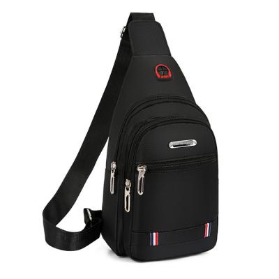 China Wear Resistant Waterproof Canvas Messenger Bag Mens Crossbody Chest Sling Bag for sale