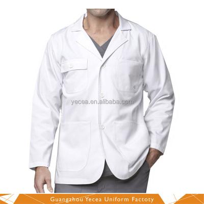 China 65/35 Lap Coat Uniform Hospital White TC For Physician for sale