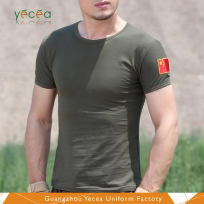 China Anti-static moisture wicking military special suit T-shirt shape physical training uniform brigade army troops outdoor clothes for man for sale