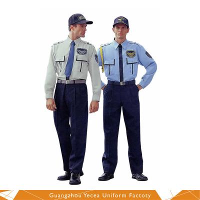 China Polyester /cotton fashion workwear security guard uniforms for sale