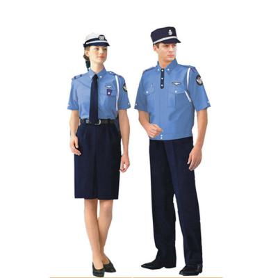 China Chinese factory supply design men and women security guard uniform in different color for sale