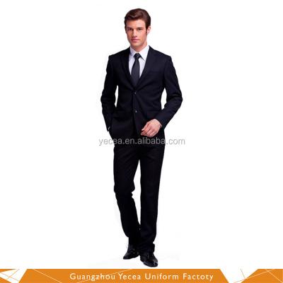 China Chinese Factory Made Good Quality Anti-wrinkle Classic Men's Suit for sale