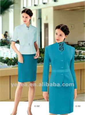 China Elegant Ladies Office Anti-Shrink Uniform for sale