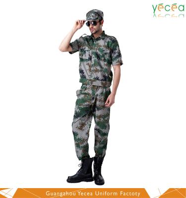 China American Digital Anti-Static Camouflage Military Uniform With Hat for sale