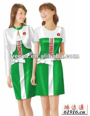 China RIMS Hot Sales Spandex Promotion Girl Uniform for sale