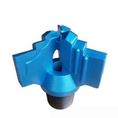 China PDC Drill Rig Tools 3 Wing Water Well Drilling Tungsten Carbide Step Drag Bit for sale