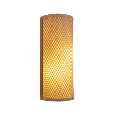 China Attic Decorative Modern Bedside Led Reading Living Room Wall Lamp Bamboo Fancy Kitchen Decor Scone Indoor Wall Light for sale