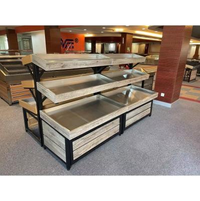 China Supermaerket Display Various Use Quality Hot Selling Stable Fruit And Vegetable Display Stand for sale