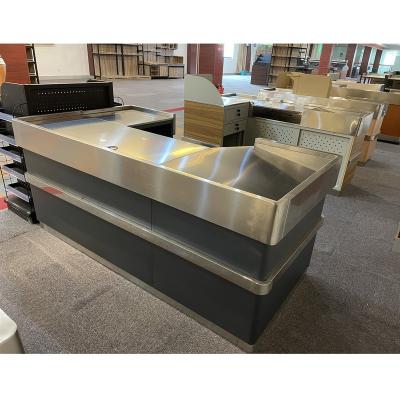 China Supermarket factory direct sales supermarket cash desk counter cash checkout counter for sale