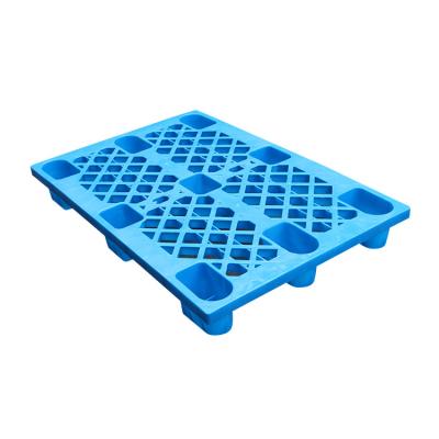 China Manufacturers Sale Heavy Duty Eco-freindly PP Mesh Grid Nine Feet Pallet Recycled Plastic Pallets For Basement Storage for sale