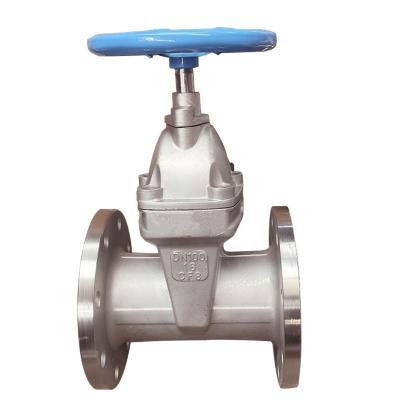 China General Hand Wheel Ball Valve DN150 CF8 Low Pressure Stainless Steel Stem Sealing Flange Non-rising Soft Gate Valve for sale