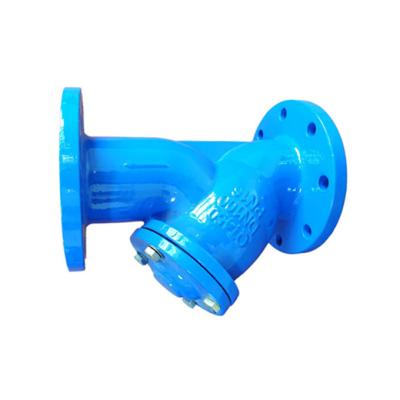 China General Ductile Iron Flanged Y Type Strainer Duplex Strainer Filter For Water Oil for sale